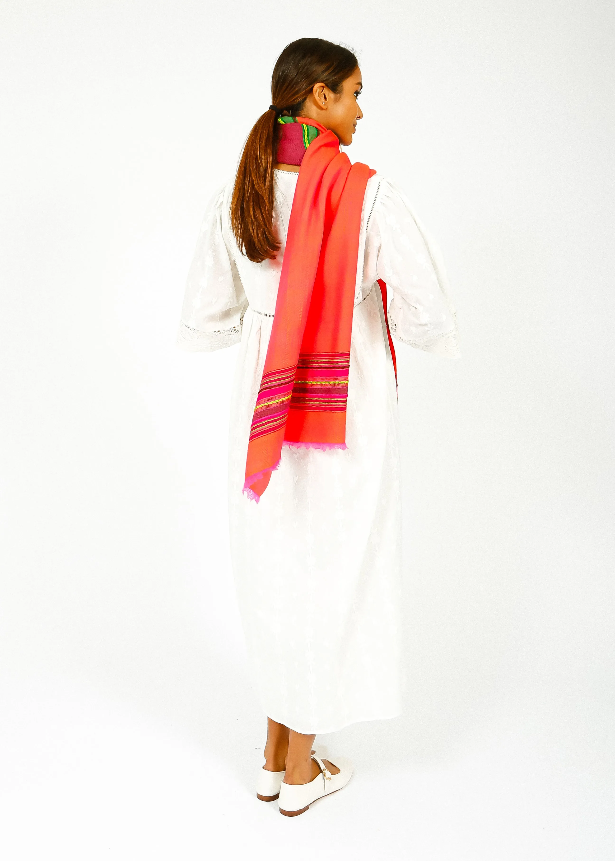 ANNA 003 Himalaya Scarf in Pink