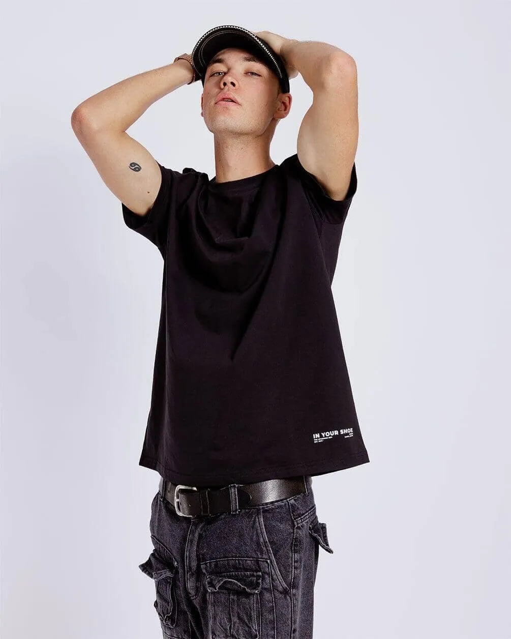 Black Basic Regular Tee